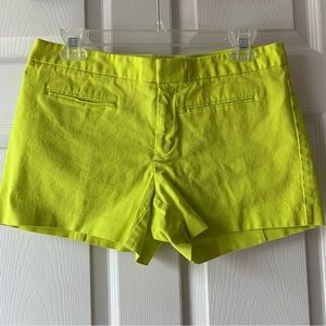 Gap neon yellow shorts size 6
